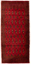 Turkaman Rug 60x130cm - Persian Rugs - Rectangle / Red / 60 x 130 cm Rectangle