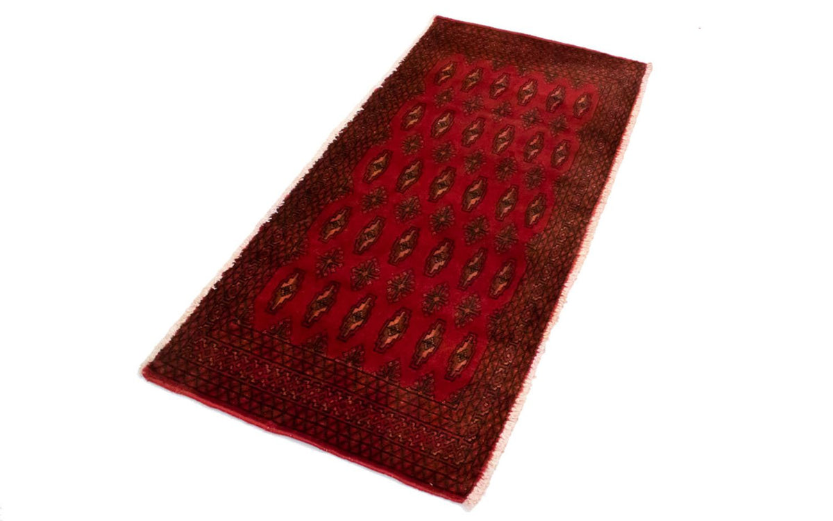 Turkaman Rug - 130 x 60 cm - red