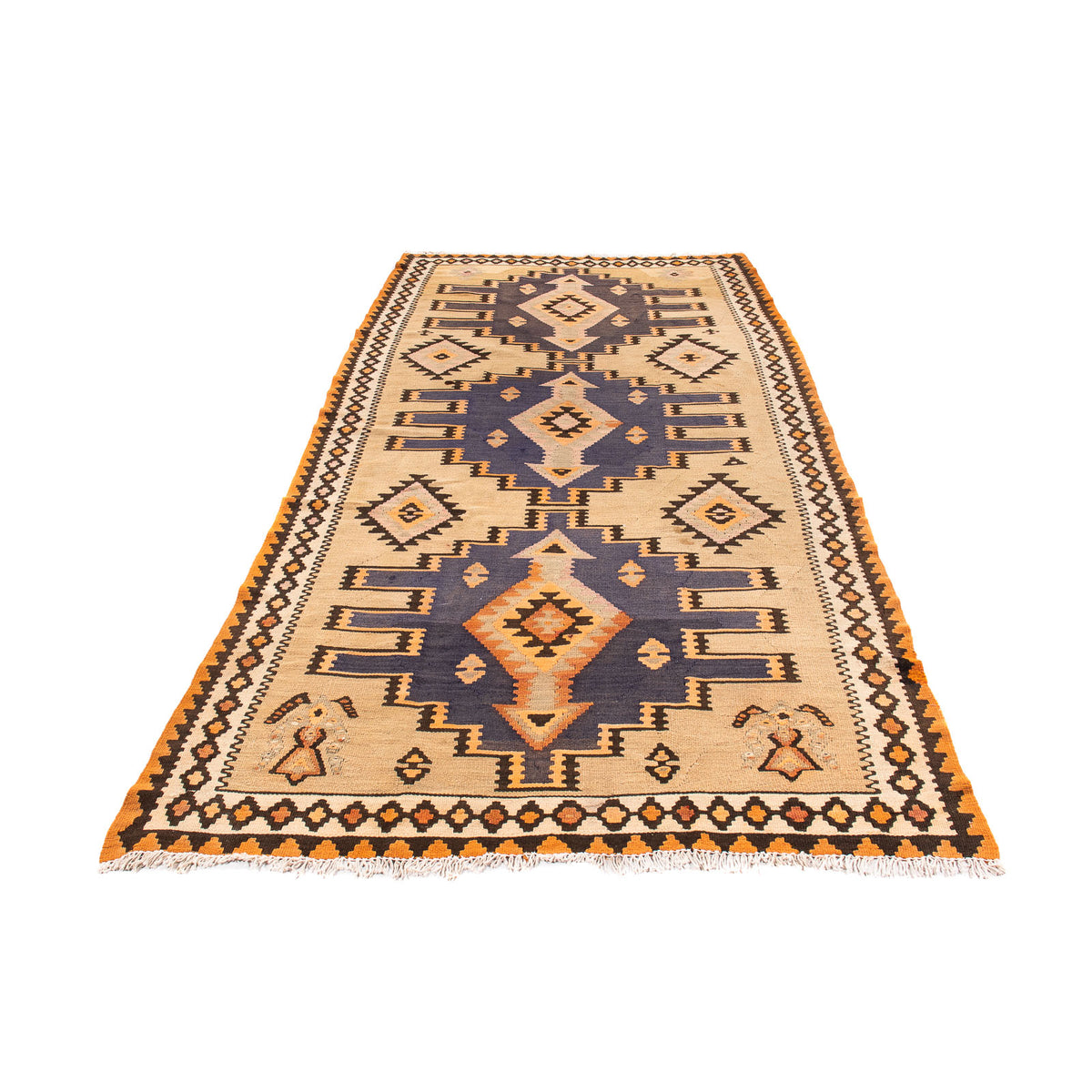 Kelim Rug - Old - 265 x 140 cm - multicolored
