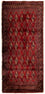 Turkaman Rug - 130 x 60 cm - red
