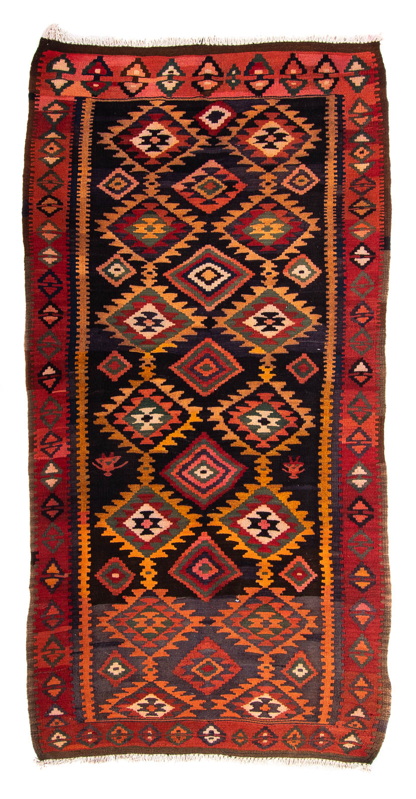 Kelim Rug - Old - 270 x 140 cm - multicolored