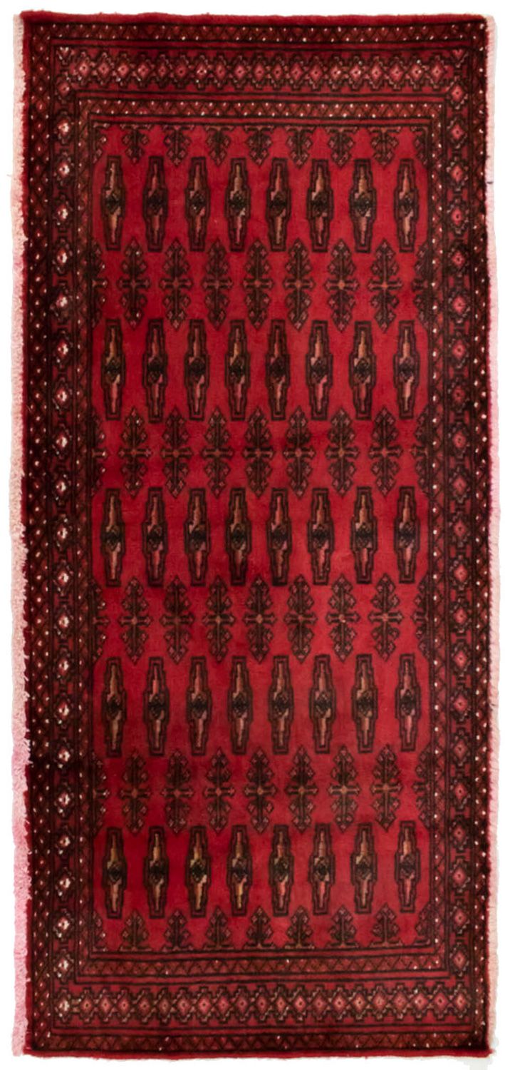 Turkaman Rug - 130 x 60 cm - red