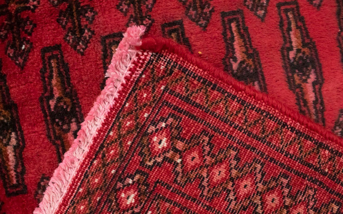 Turkaman Rug - 130 x 60 cm - red