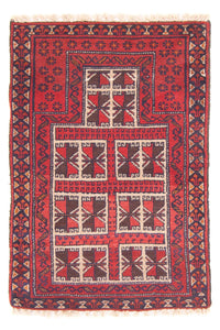 Belutsch Rug - Prayer Rug - 127 x 80 cm - red