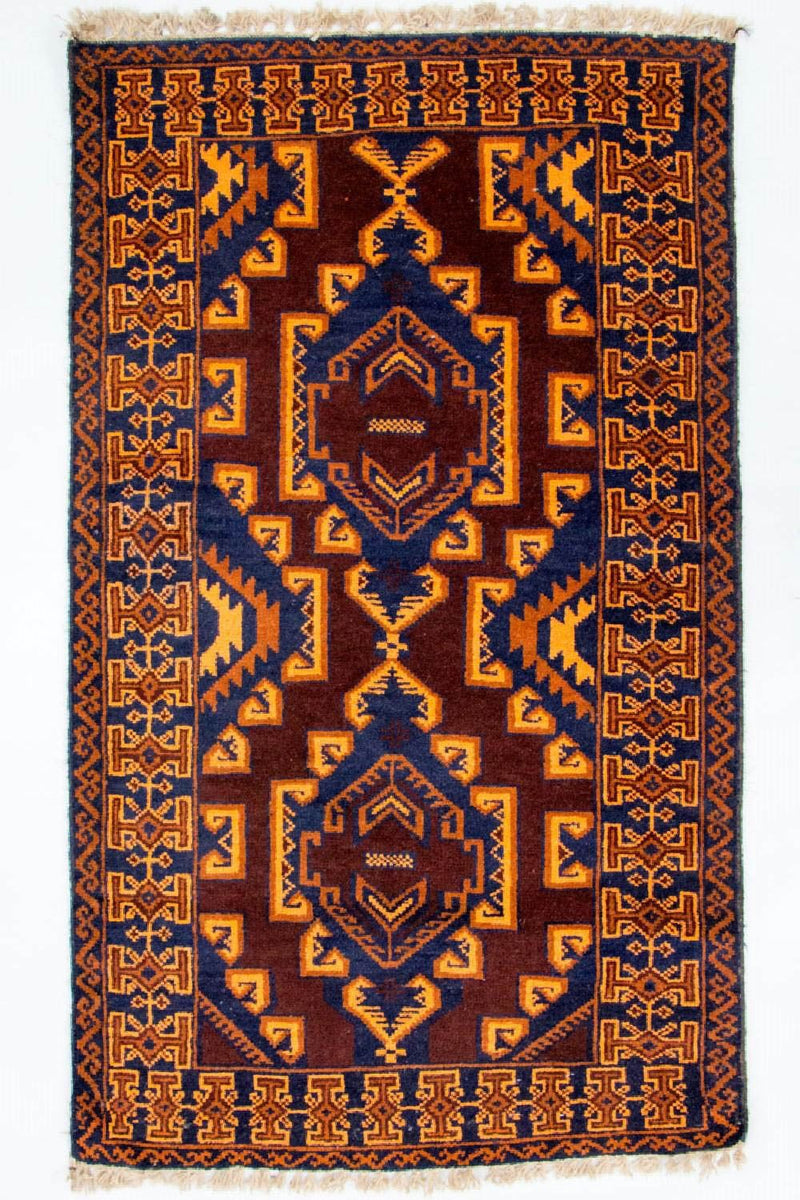 Belutsch Rug - 140 x 83 cm - multicolored