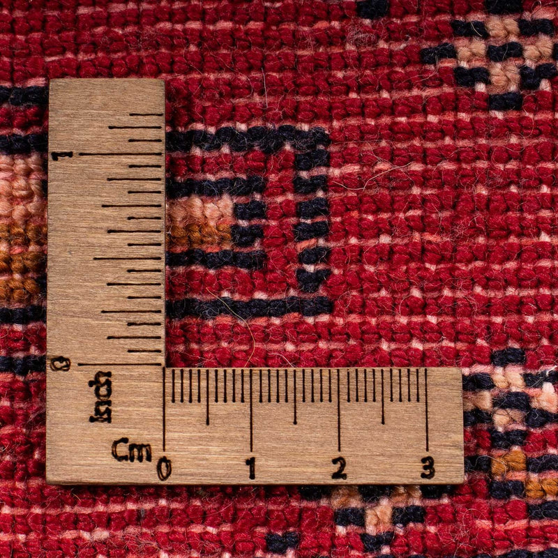 Turkaman Rug - 130 x 60 cm - dark red