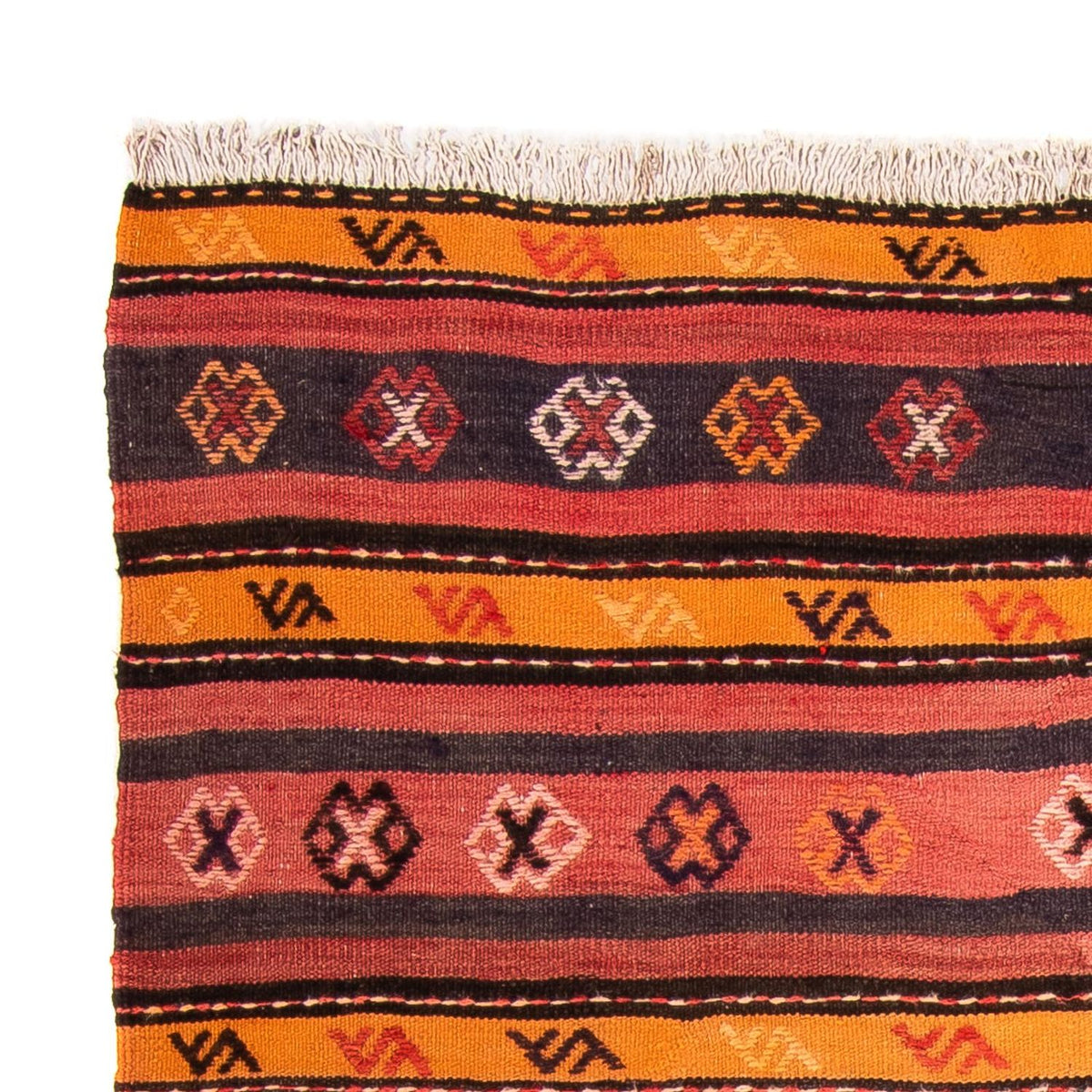 Kelim Rug - Old - 210 x 150 cm - multicolored