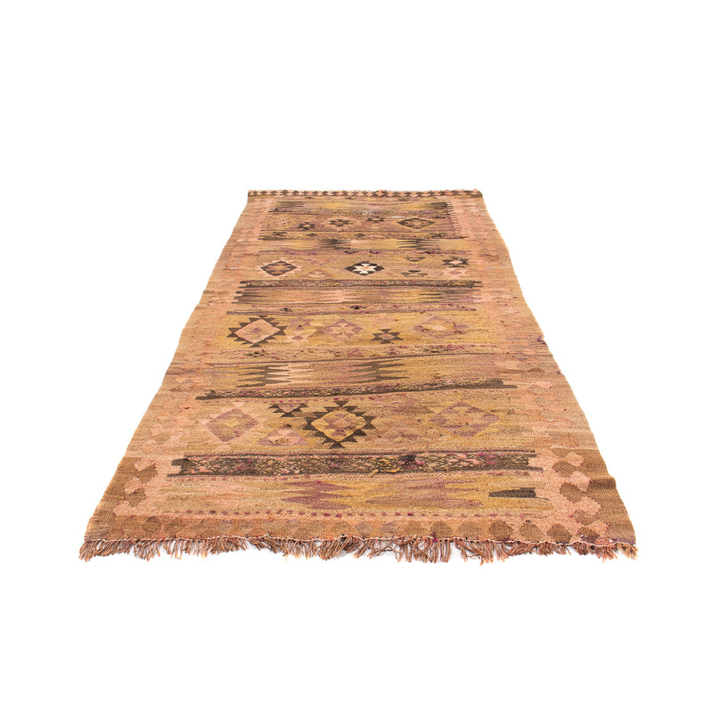 Runner Kelim Rug - Old - 260 x 110 cm - multicolored