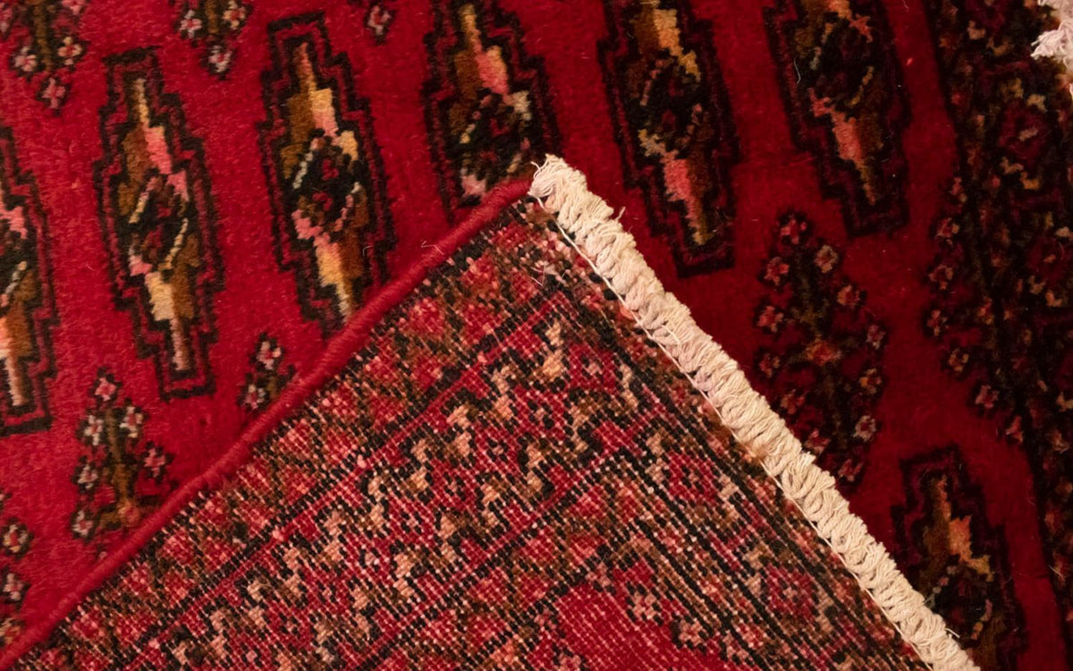 Turkaman Rug - 130 x 60 cm - red