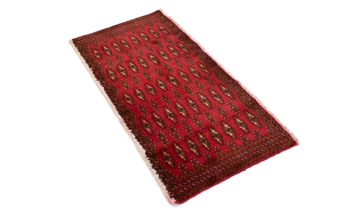 Turkaman Rug - 130 x 60 cm - red