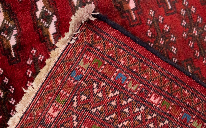 Turkaman Rug - 130 x 60 cm - red