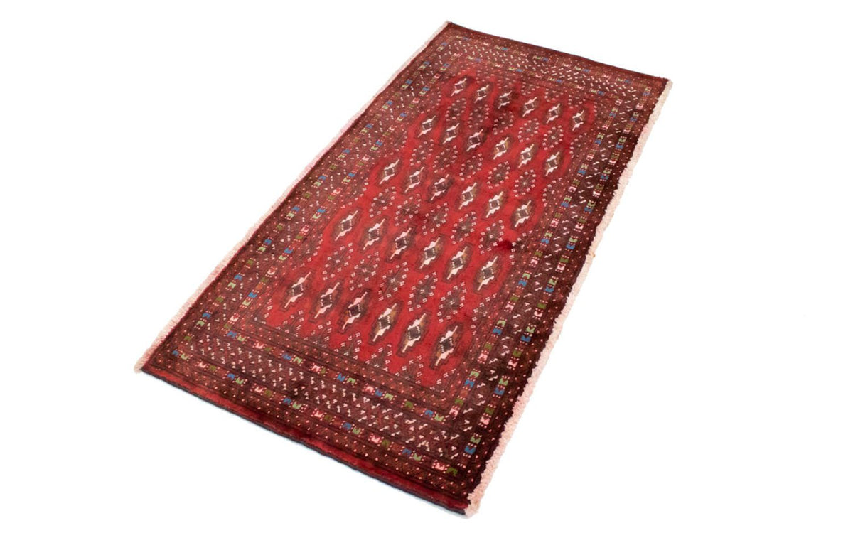 Turkaman Rug - 130 x 60 cm - red