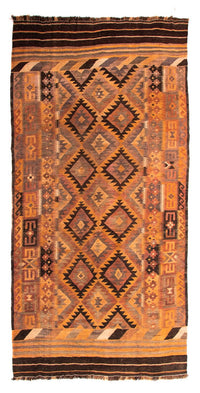 Runner Kelim Rug - Old - 330 x 190 cm - multicolored