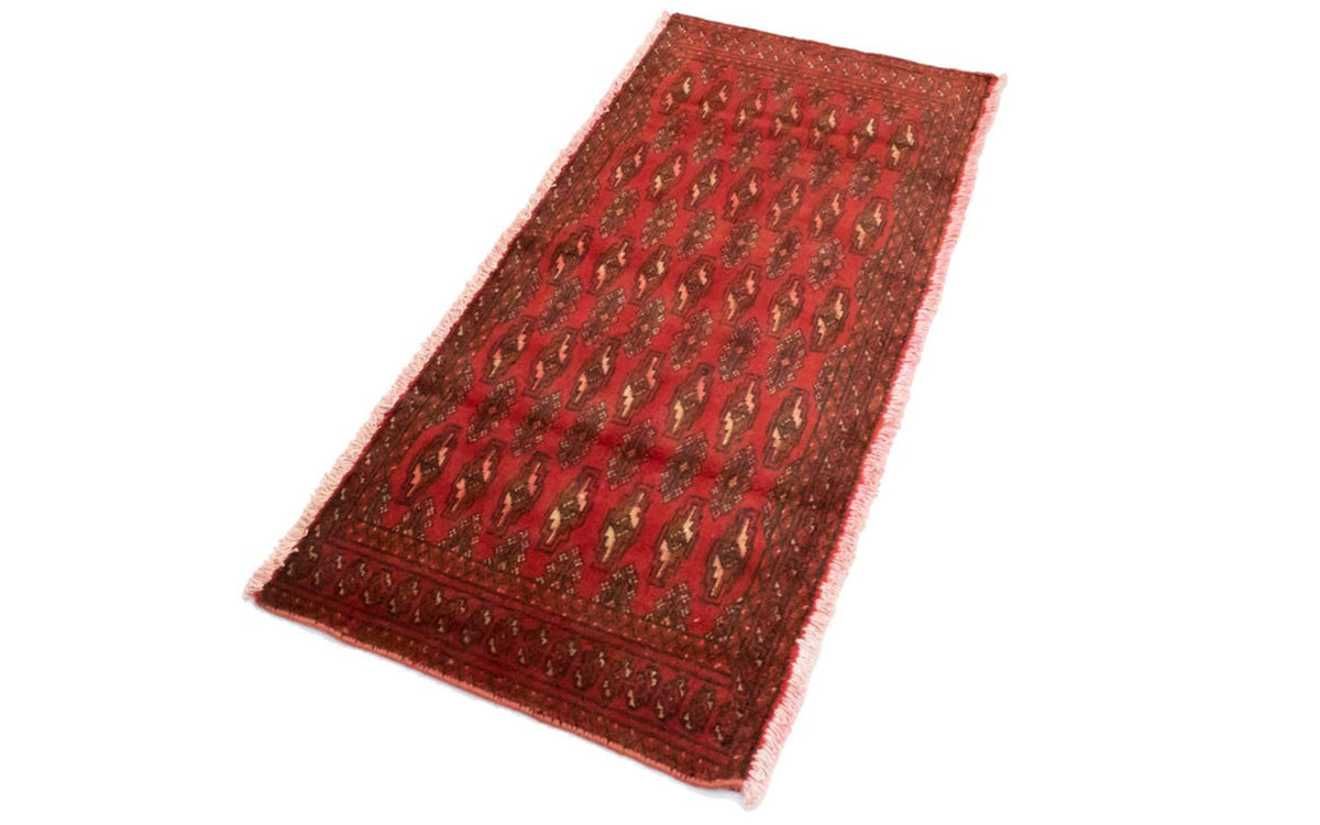 Turkaman Rug - 130 x 60 cm - red