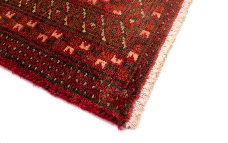 Turkaman Rug - 130 x 60 cm - red