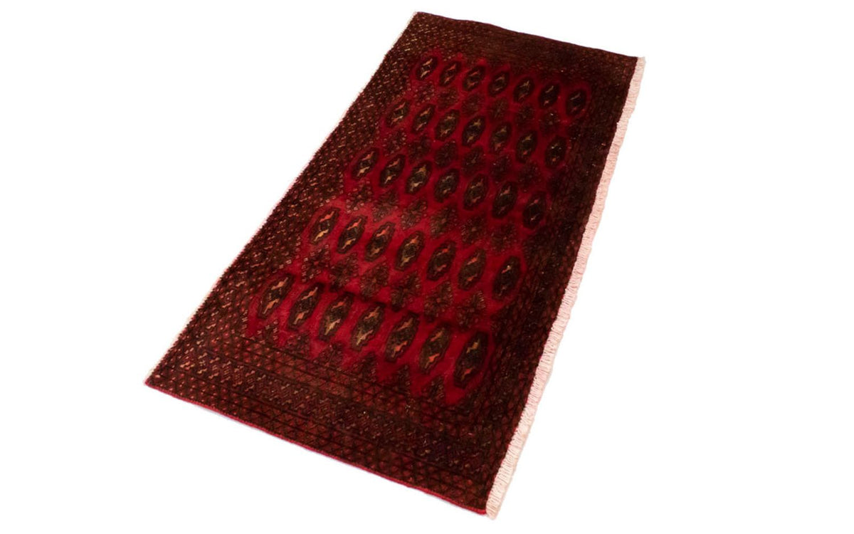 Turkaman Rug - 130 x 60 cm - red