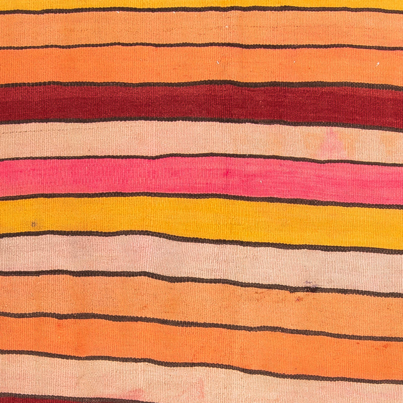 Runner Kelim Rug - Old - 370 x 160 cm - multicolored