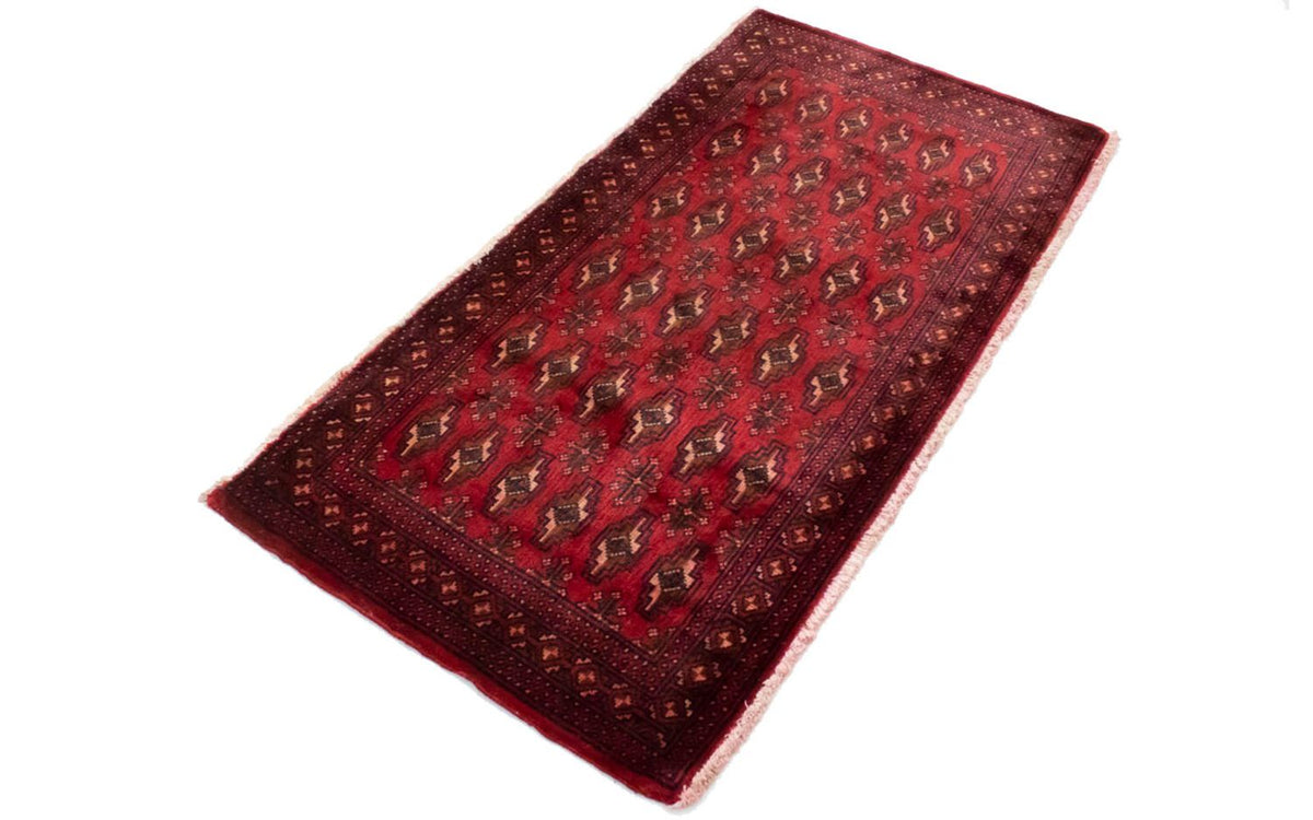Turkaman Rug - 130 x 60 cm - red