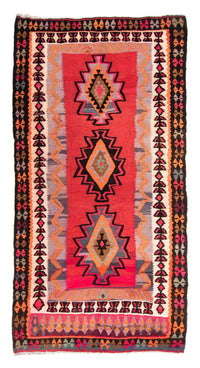 Kelim Rug - Old - 280 x 142 cm - multicolored