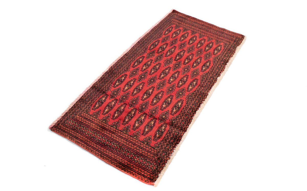 Turkaman Rug - 130 x 60 cm - red
