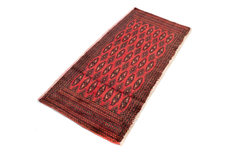 Turkaman Rug - 130 x 60 cm - red