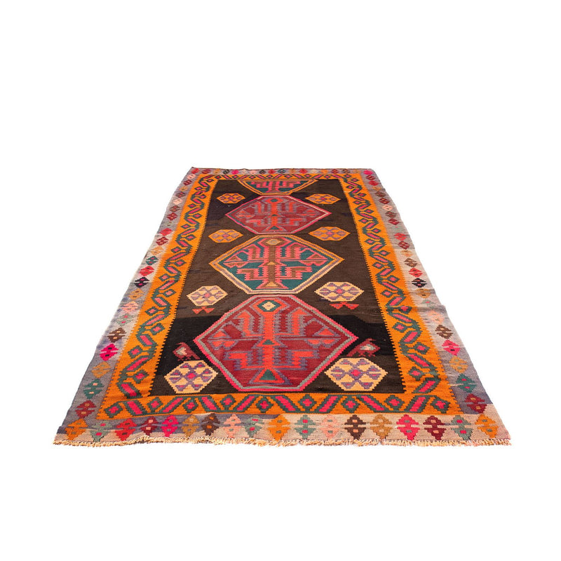 Runner Kelim Rug - Old - 330 x 155 cm - multicolored