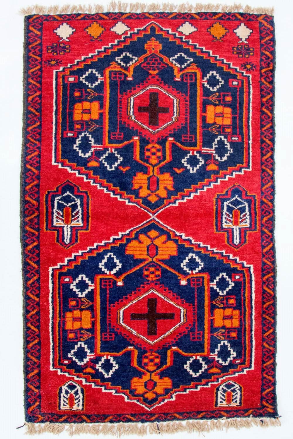 Belutsch Rug - 136 x 80 cm - multicolored