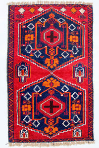 Belutsch Rug - 136 x 80 cm - multicolored