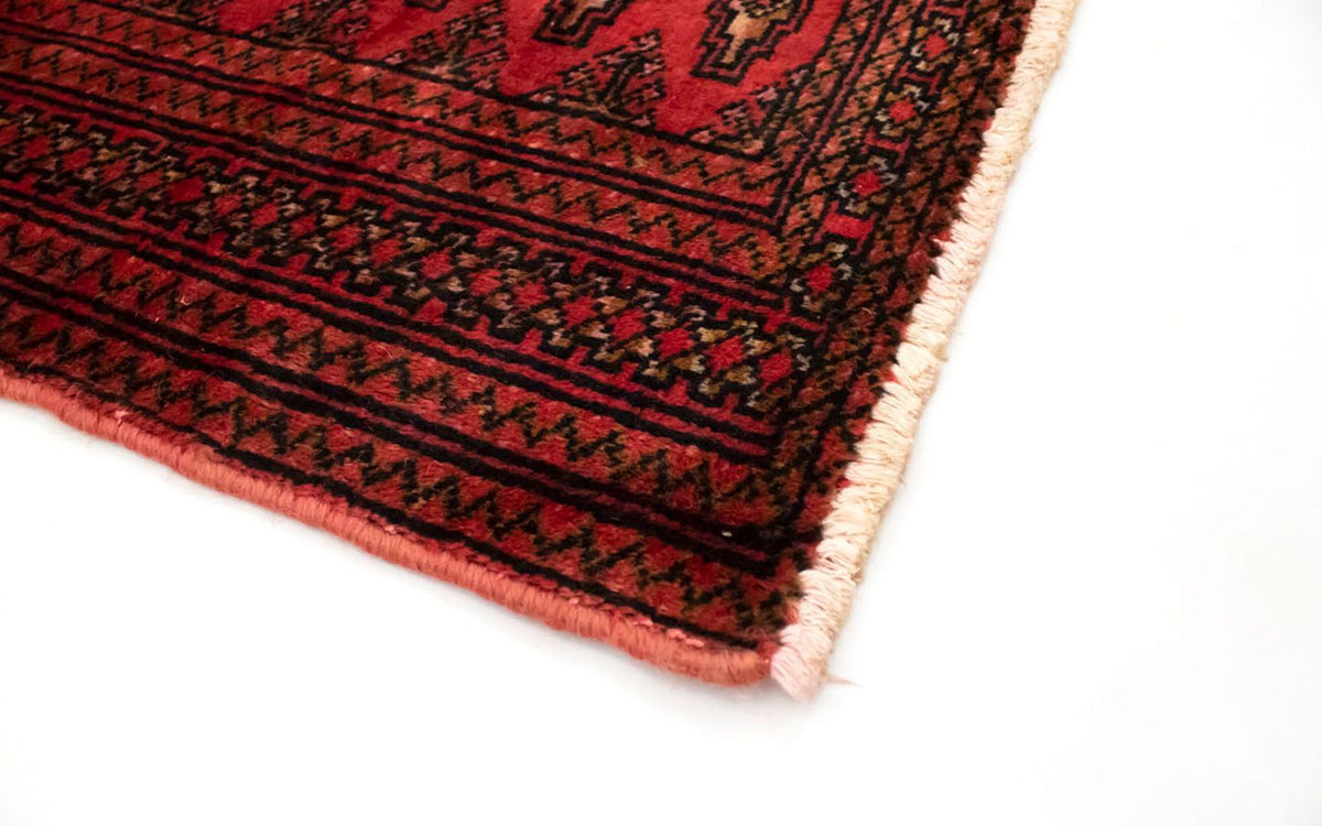 Turkaman Rug - 130 x 60 cm - red