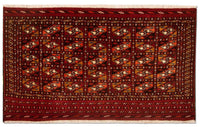 Turkaman Rug - 115 x 67 cm - red