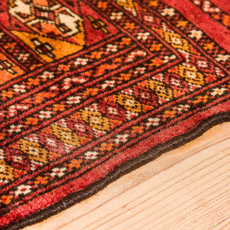 Turkaman Rug - 115 x 67 cm - red