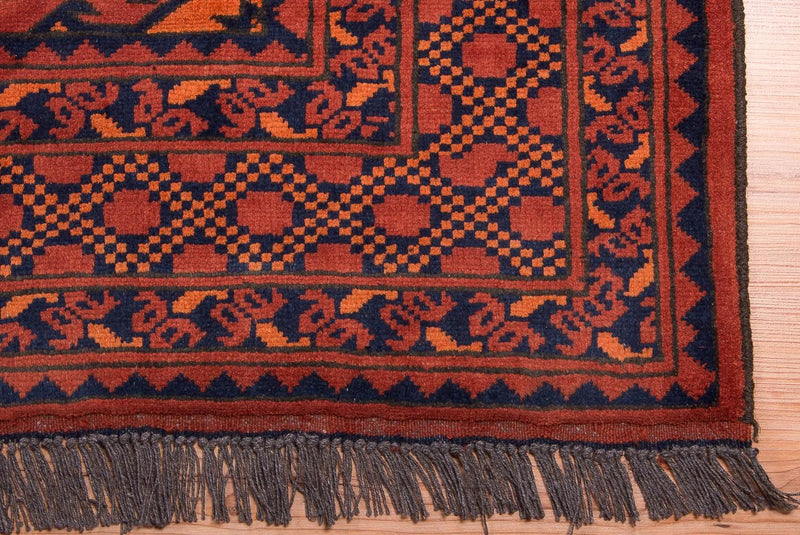 Afghan Rug - Kunduz - 300 x 199 cm - red