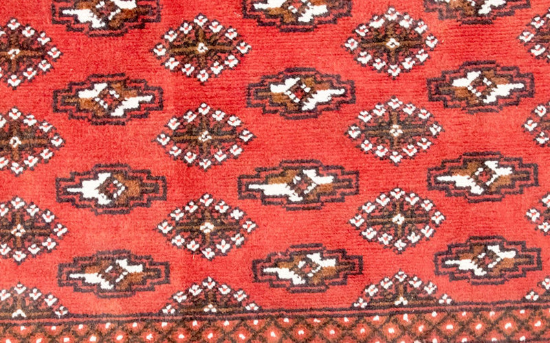 Turkaman Rug - 130 x 60 cm - red