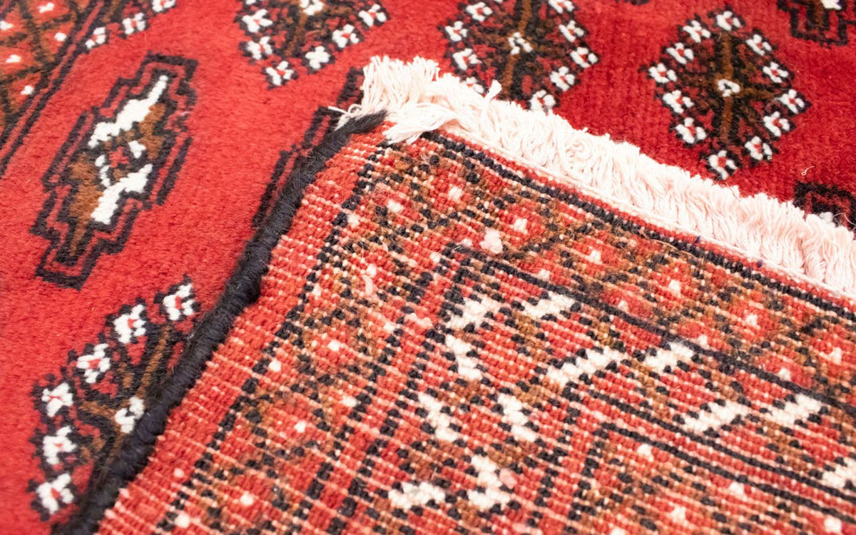 Turkaman Rug - 130 x 60 cm - red
