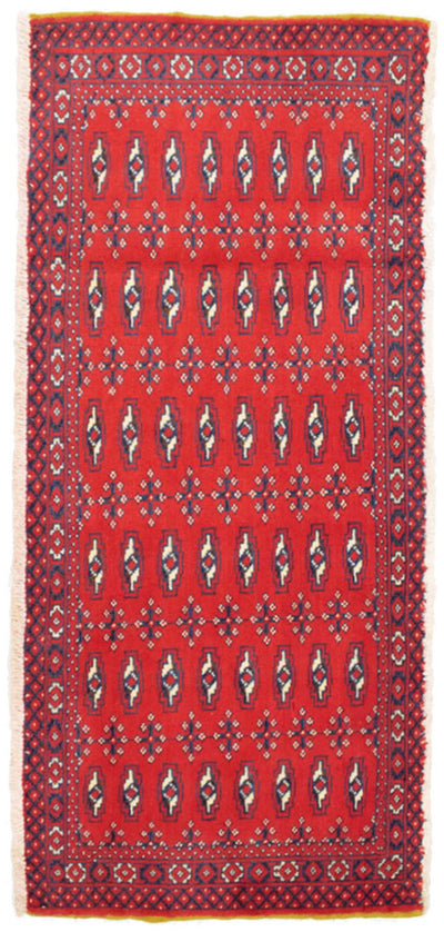 Turkaman Rug 60x130cm - Persian Rugs - red