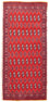 Turkaman Rug - 130 x 60 cm - red