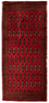 Turkaman Rug - 130 x 60 cm - red