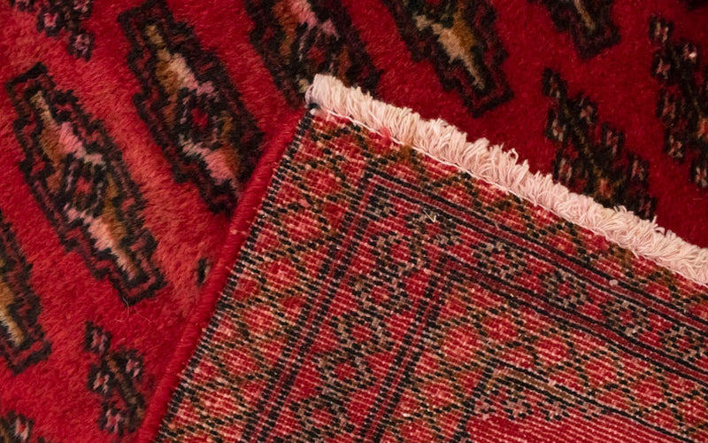 Turkaman Rug - 130 x 60 cm - red
