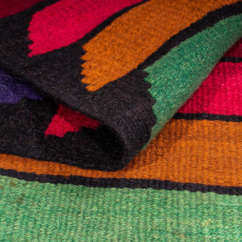 Runner Kelim Rug - Old - 350 x 185 cm - multicolored