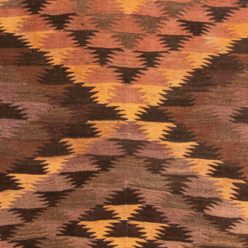 Runner Kelim Rug - Old - 380 x 145 cm - multicolored