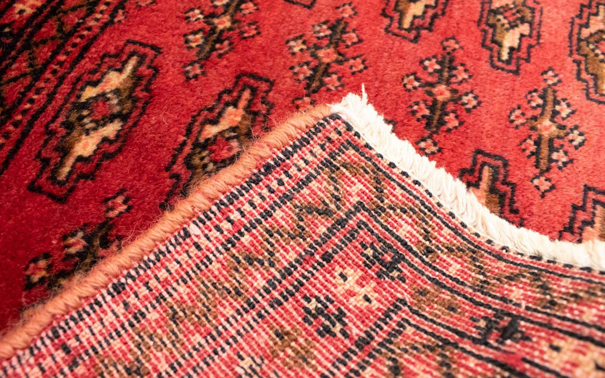 Runner Turkaman Rug - 100 x 50 cm - red