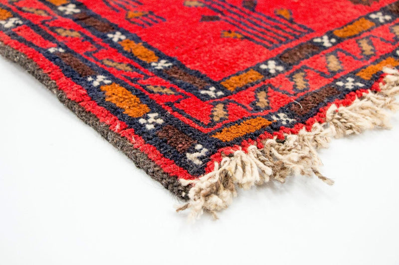 Belutsch Rug - 141 x 92 cm - red