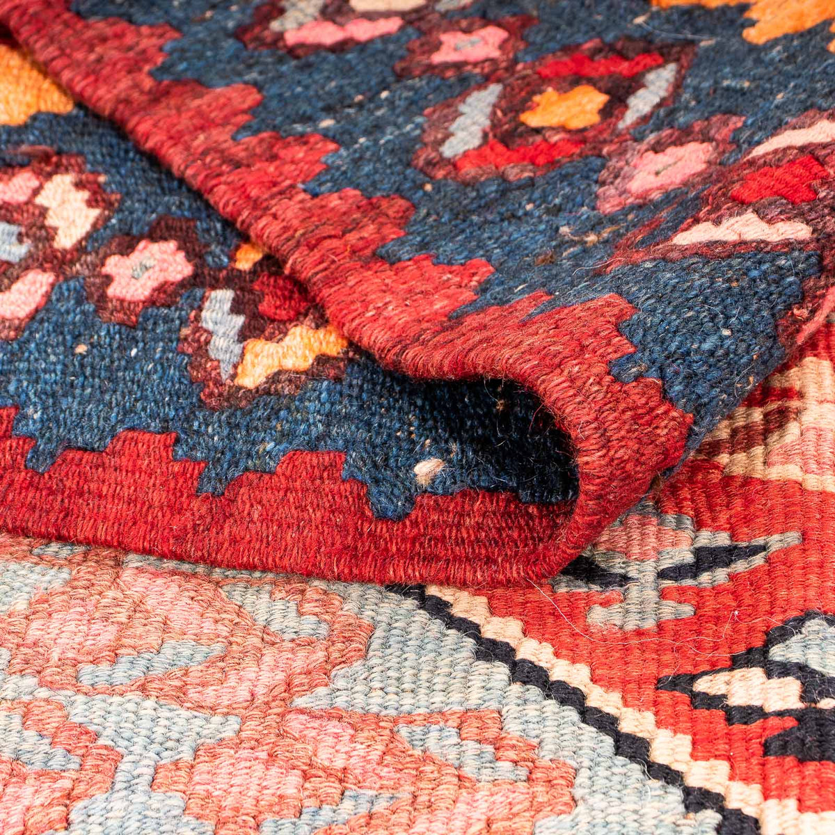 Kelim Rug - Old - 340 x 170 cm - multicolored