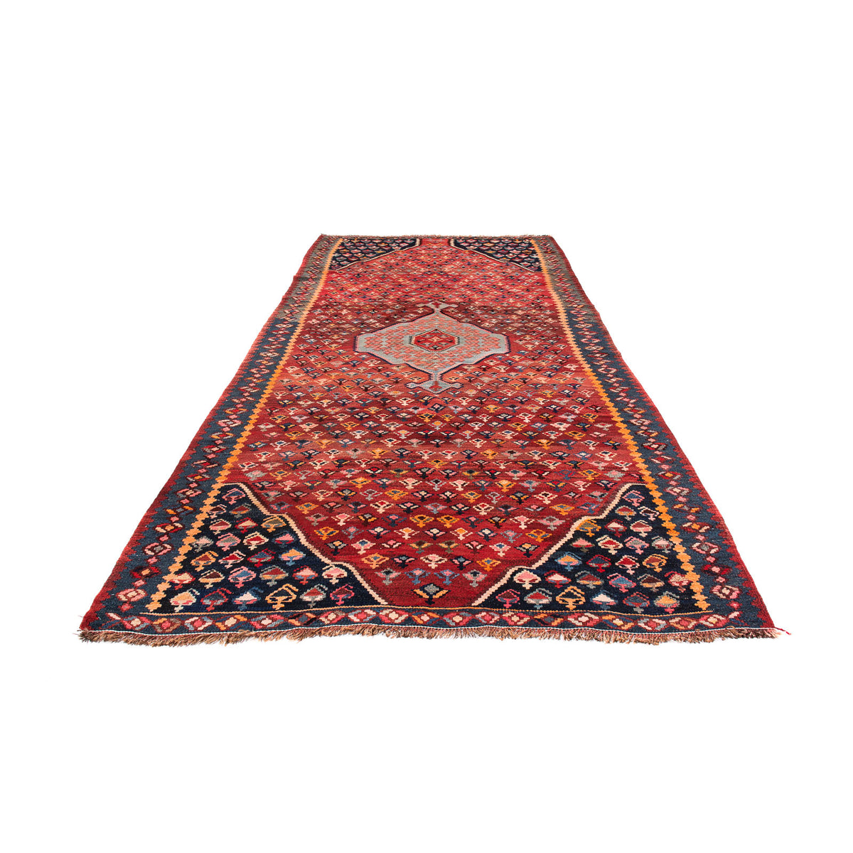 Kelim Rug - Old - 340 x 170 cm - multicolored