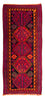Runner Kelim Rug - Old - 345 x 150 cm - multicolored