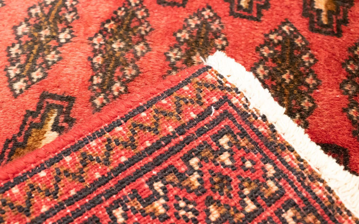 Runner Turkaman Rug - 100 x 50 cm - red