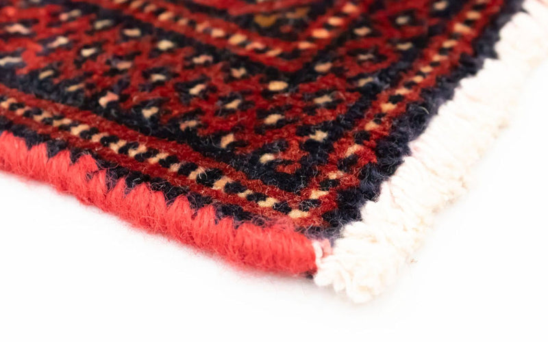 Runner Turkaman Rug - 100 x 50 cm - red