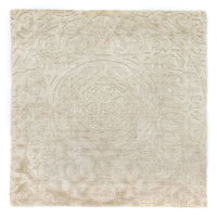 Wool Rug square  - 67 x 66 cm - beige