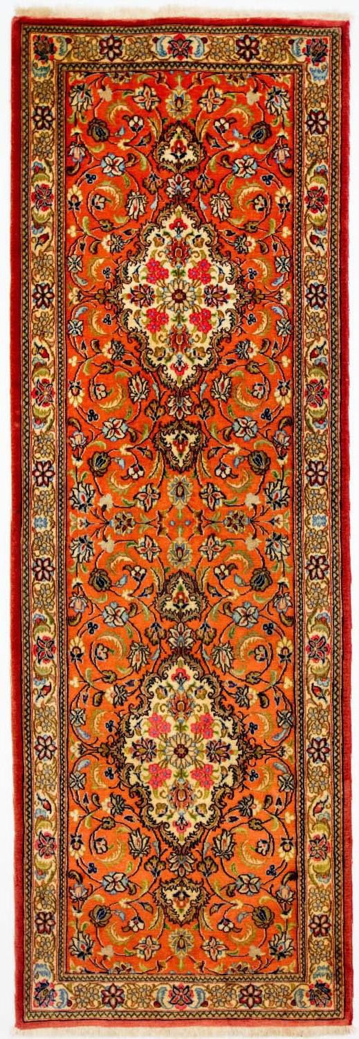 Runner Perser Rug - Ghom - 213 x 70 cm - orange