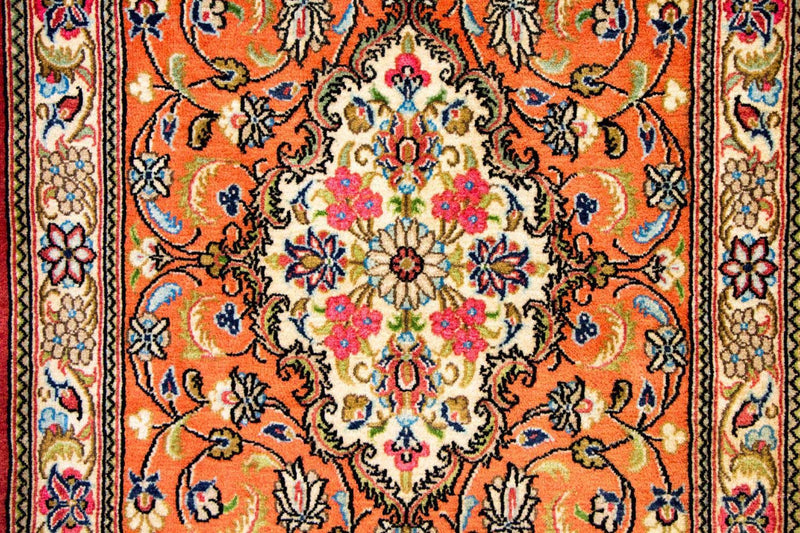Runner Perser Rug - Ghom - 213 x 70 cm - orange